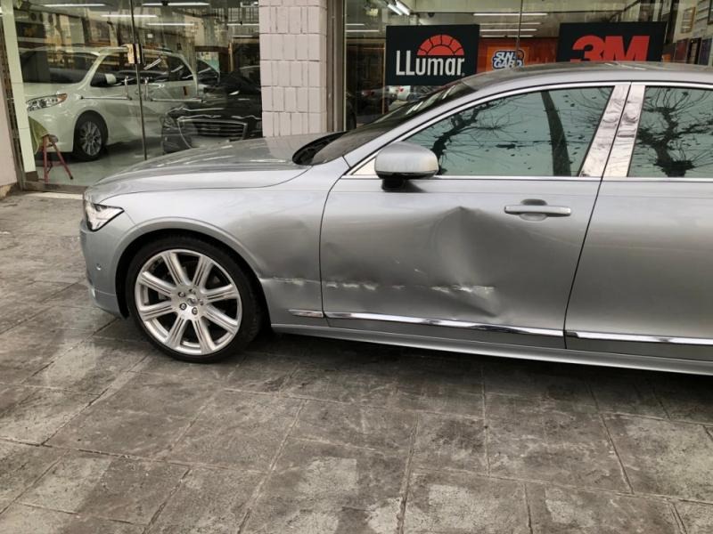 광택 전 - 스월마크