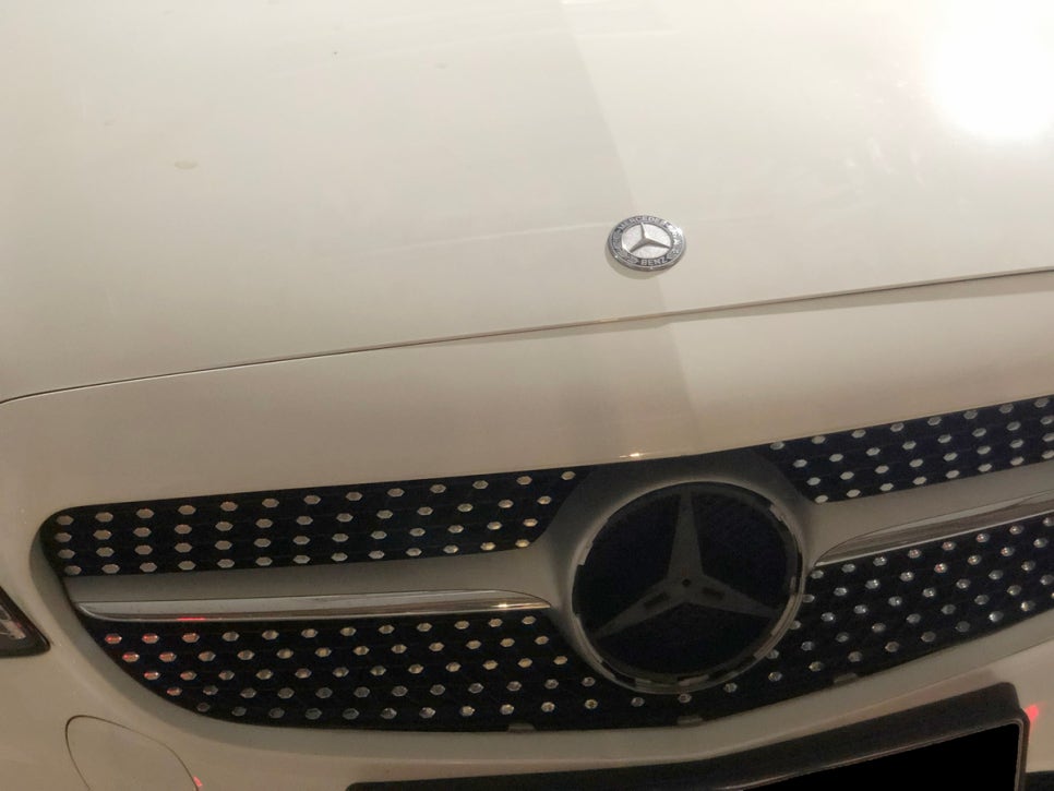 벤츠 C200 COUPE 앞 시공 전 5