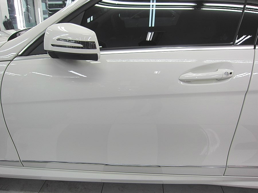 벤츠 C200 판금·도색 시공 사진