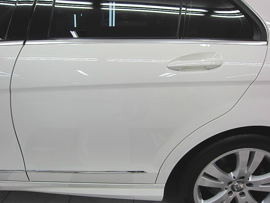 벤츠 C200 판금·도색 시공 사진