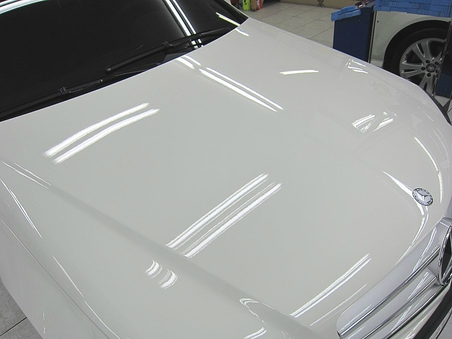 벤츠 C200 판금·도색 시공 사진