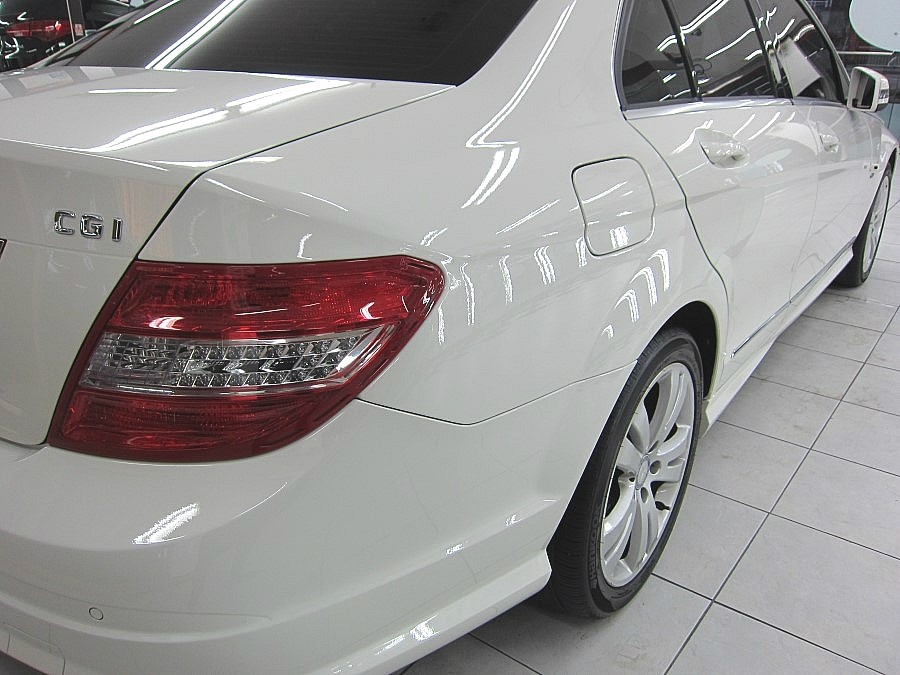 벤츠 C200 판금·도색 시공 사진