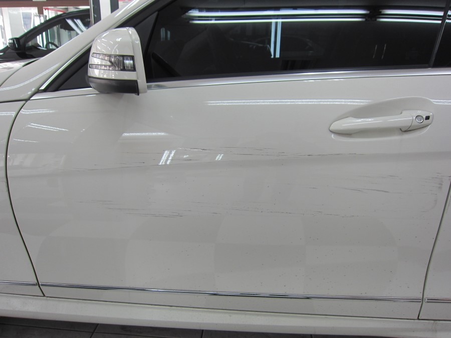 벤츠 C200 판금·도색 시공 사진