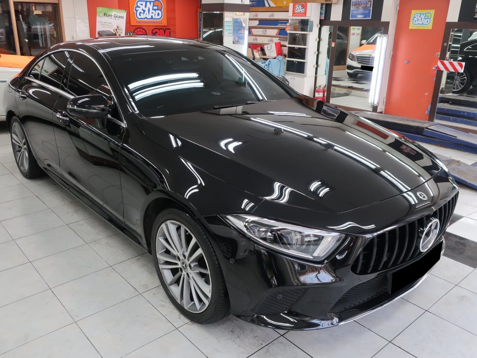 벤츠 CLS400D 도색 시공 후 5