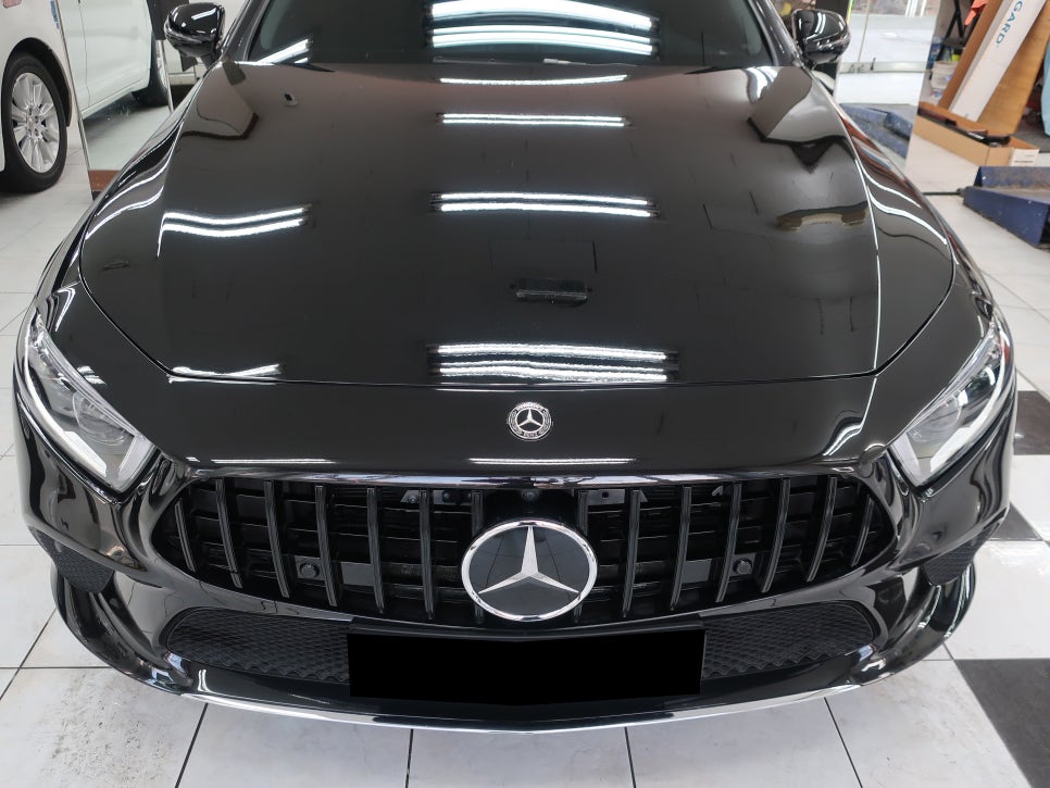 벤츠 CLS400D 도색 시공 후 6
