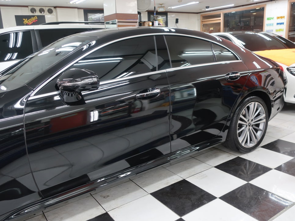 벤츠 CLS400D 도색 시공 후 10