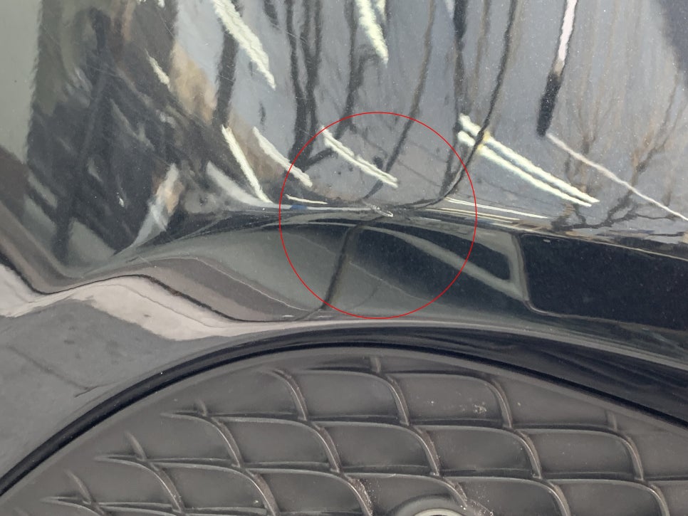 벤츠 CLS400D 도색 시공 전 2