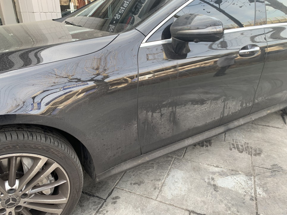 벤츠 CLS400D 도색 시공 전 5