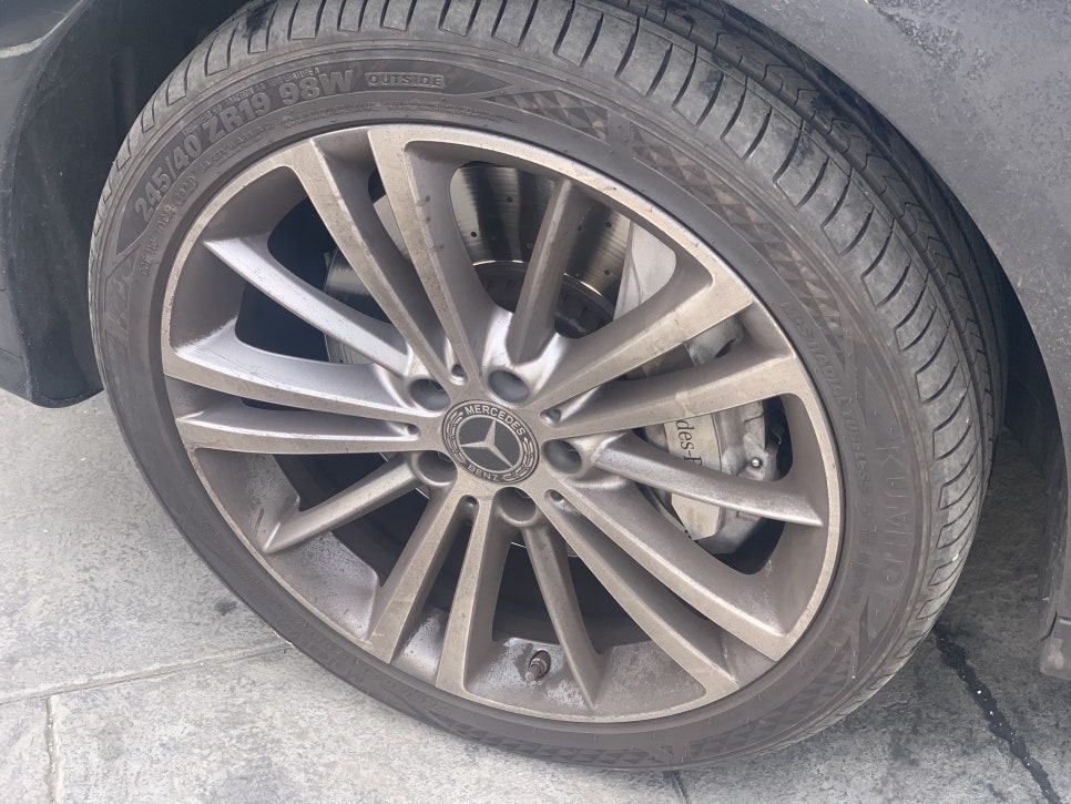 벤츠 CLS400D 도색 시공 전 8