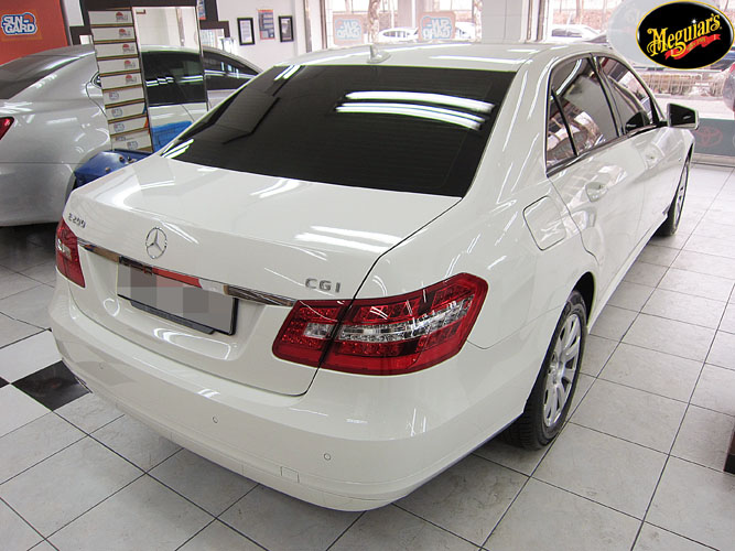 벤츠 E200 유리막코팅 시공 후 4