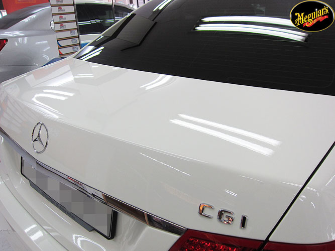 벤츠 E200 유리막코팅 시공 후 5