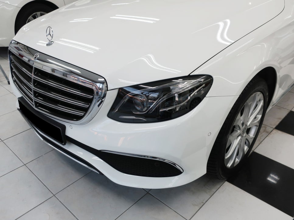 벤츠 E220D 범퍼 시공 후 4