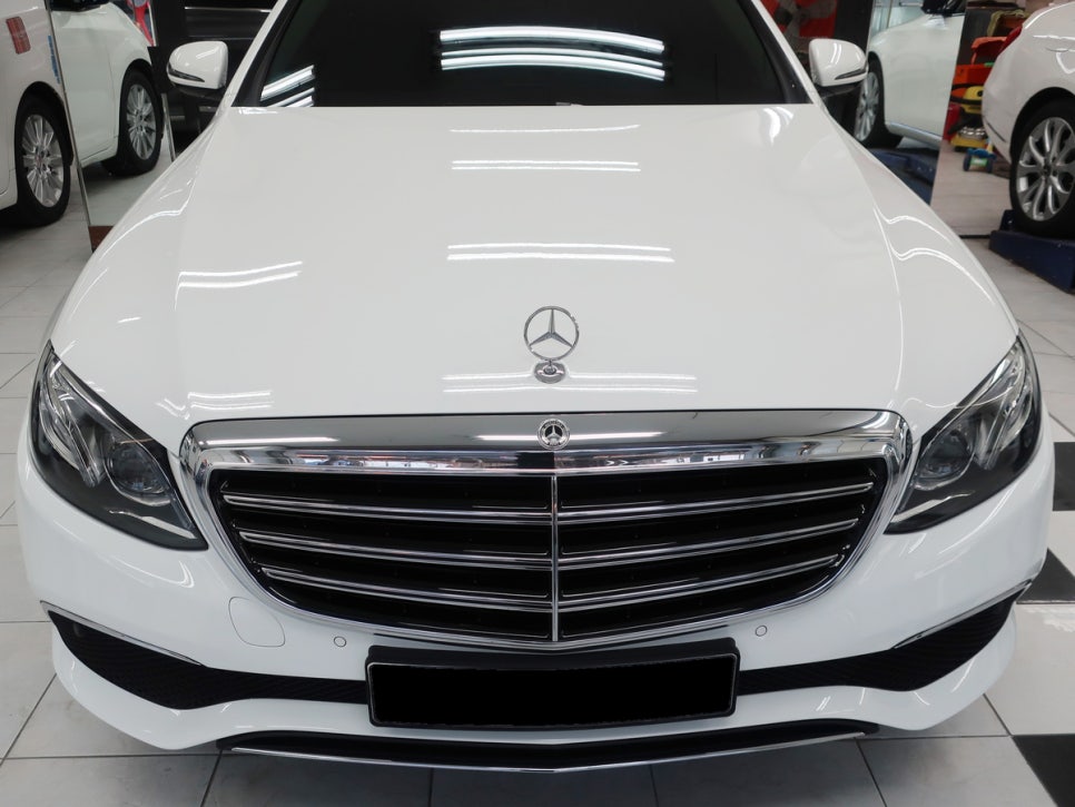 벤츠 E220D 범퍼 시공 후 9