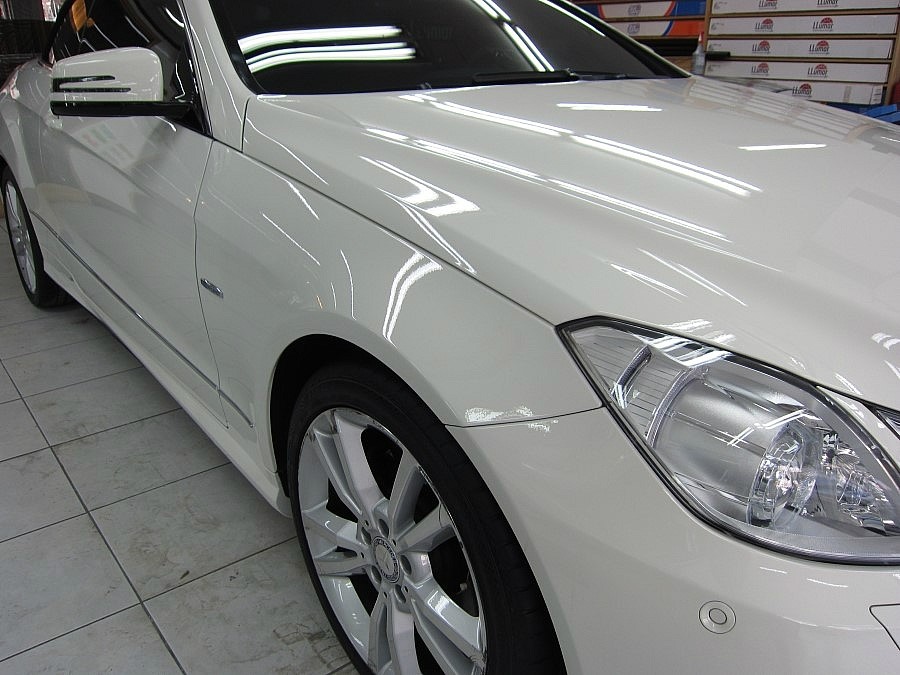 벤츠 E350 유리막코팅 시공 후 3