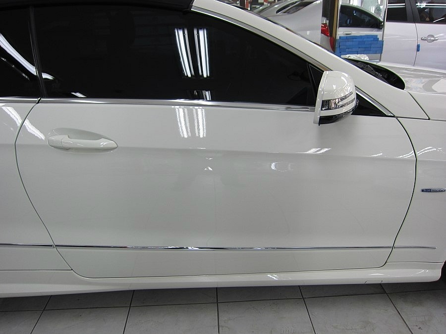 벤츠 E350 유리막코팅 시공 후 6