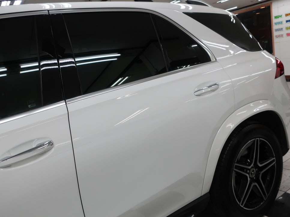 벤츠 GLE450 도색 시공 후 8