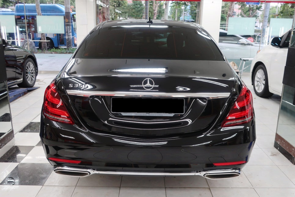 벤츠 S350 광택 시공 후 2