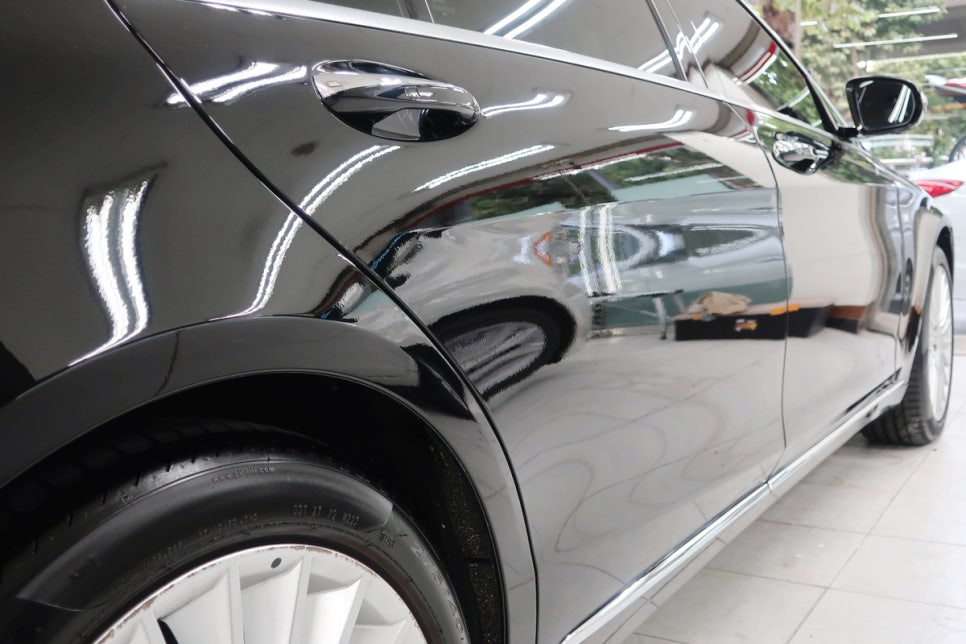 벤츠 S350 광택 시공 후 3
