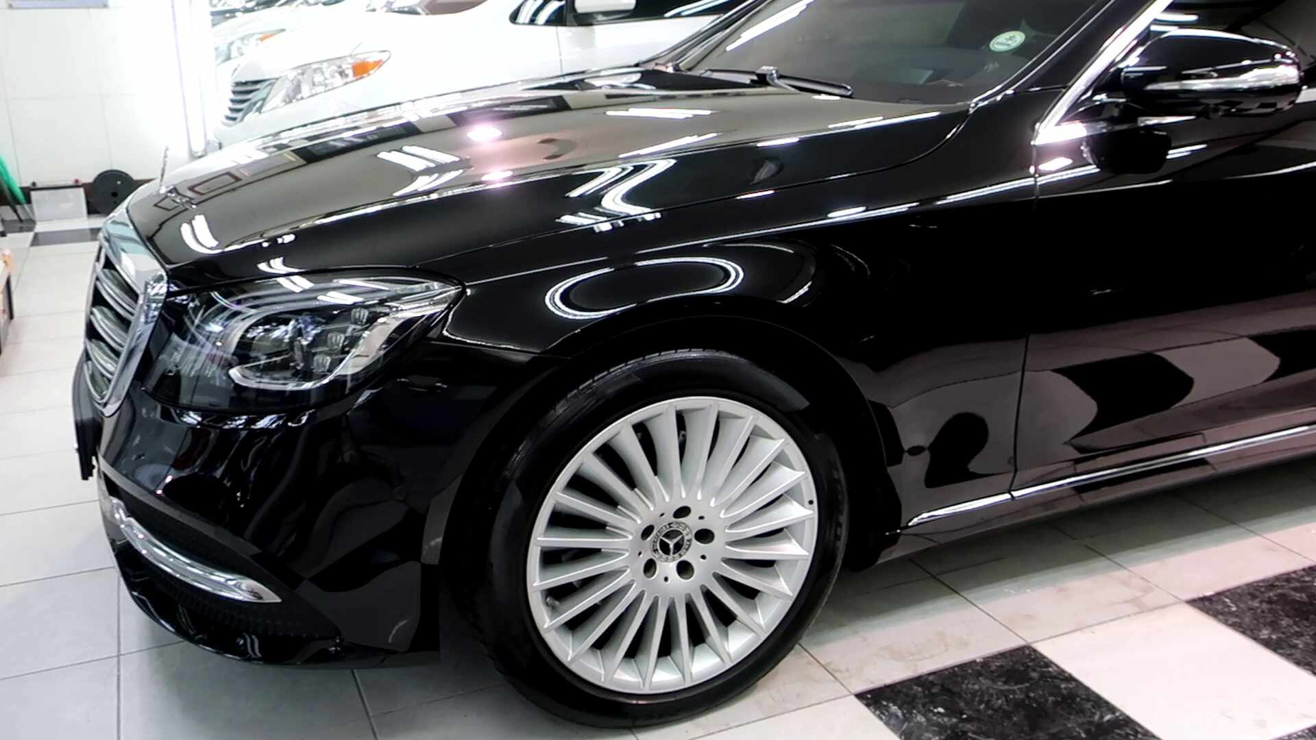 벤츠 S350 광택 상세 부위 1