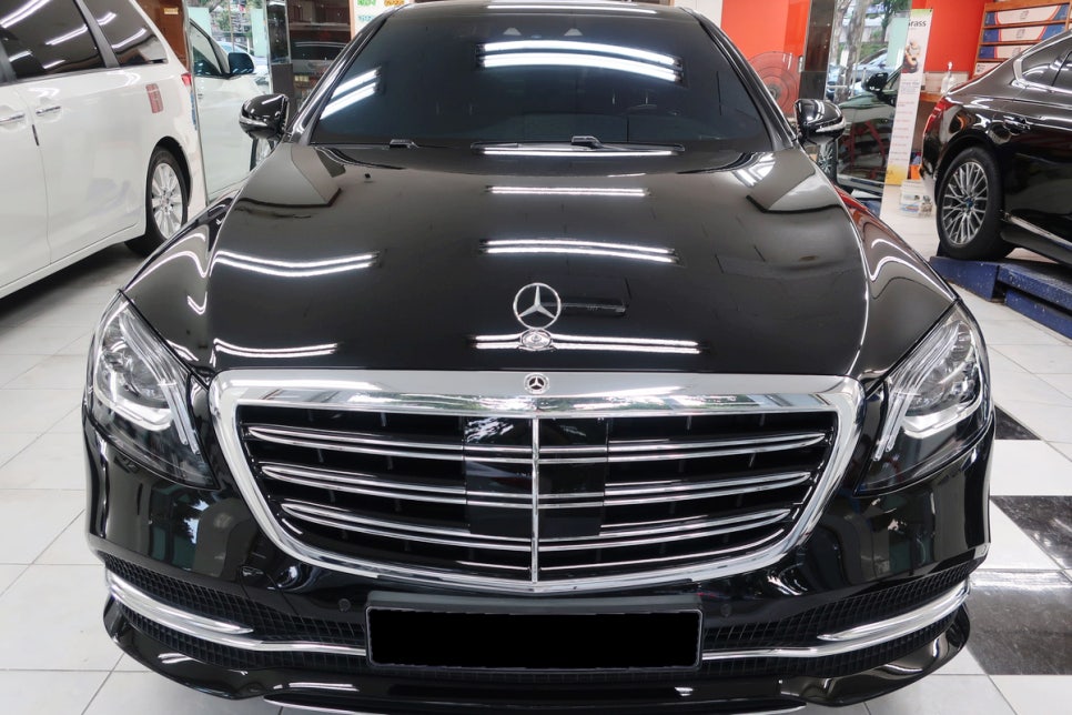 벤츠 S350 광택 상세 부위 2