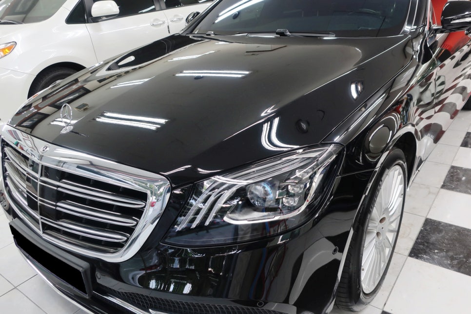 벤츠 S350 광택 상세 부위 3
