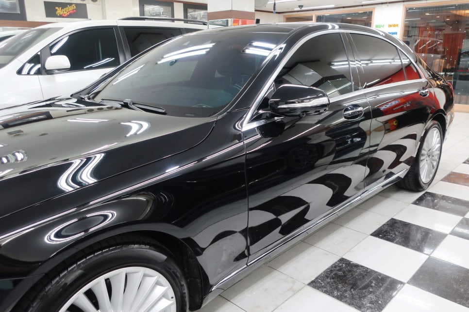 벤츠 S350 광택 상세 부위 4