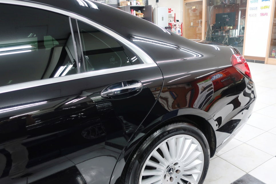 벤츠 S350 광택 상세 부위 5