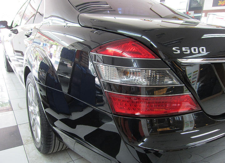 벤츠 S500 도색 시공 후 2