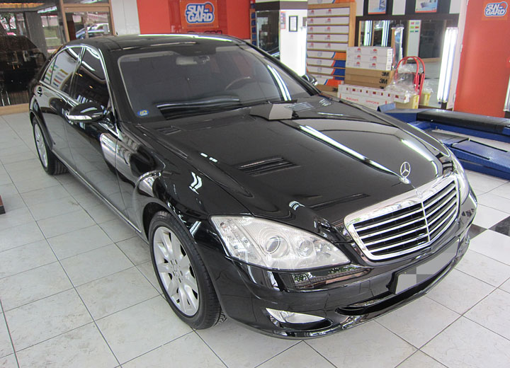 벤츠 S500 도색 시공 전 1