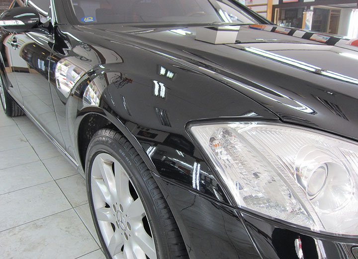 벤츠 S500 도색 시공 과정 2