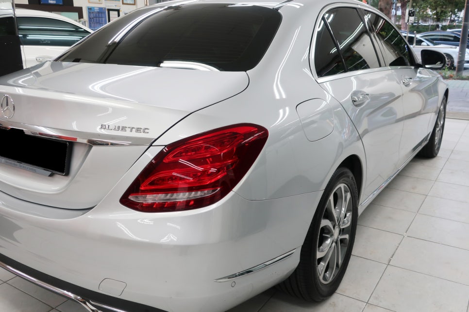 벤츠 W205 C200 도색 시공 후 5