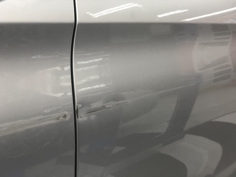 벤츠 W205 C200 도색 시공 전 3