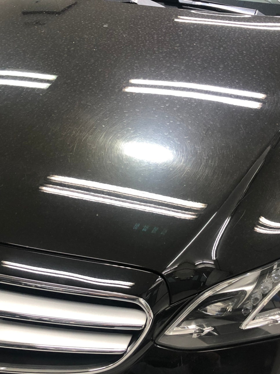 마포구 벤츠 E300 덴트 복원 마치고 광택 복원 작업 시공 후