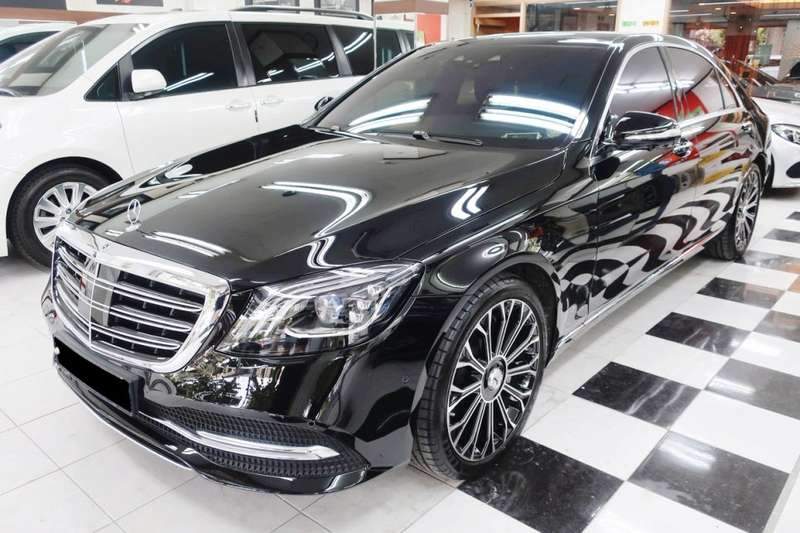 마포구 덴트 광택 전문점 벤츠 S560 광택 복원 시공 후