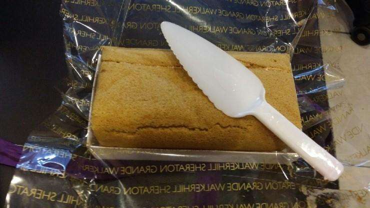 쉐라톤 워커힐 모카케익선물 시공 후