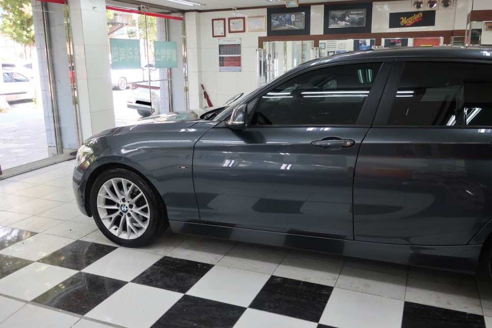 BMW 118D 범퍼 상세 부위 2