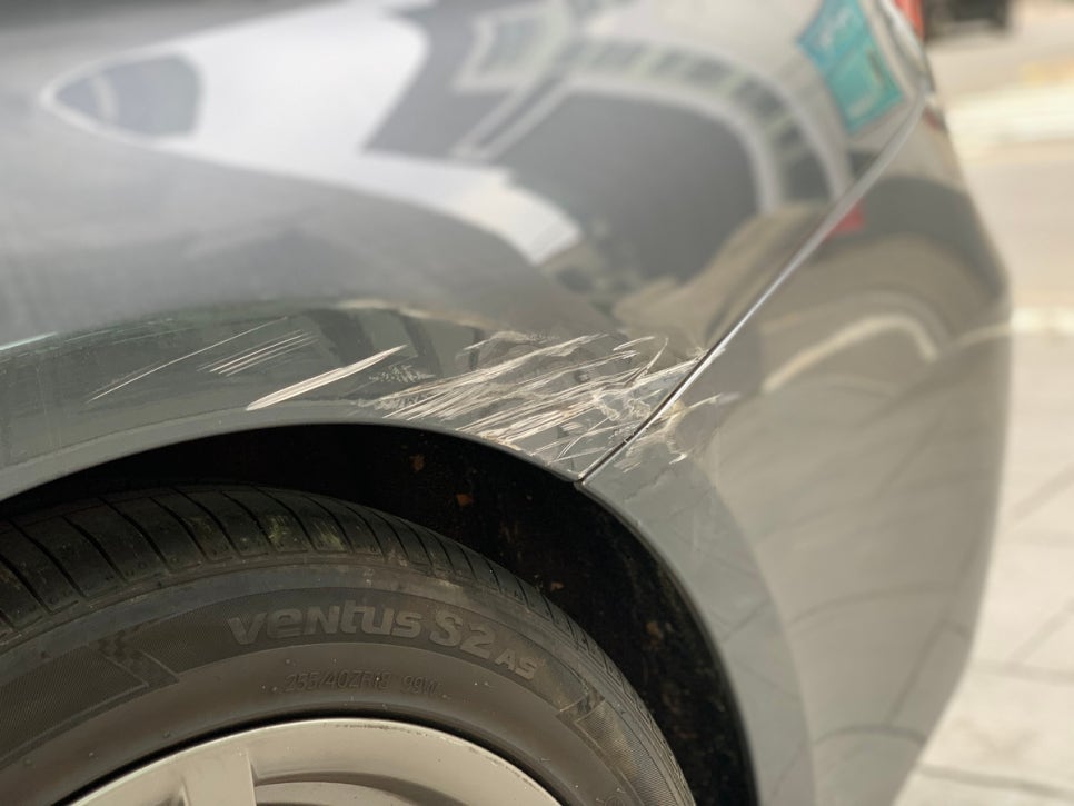BMW 320I 도색 시공 전 3