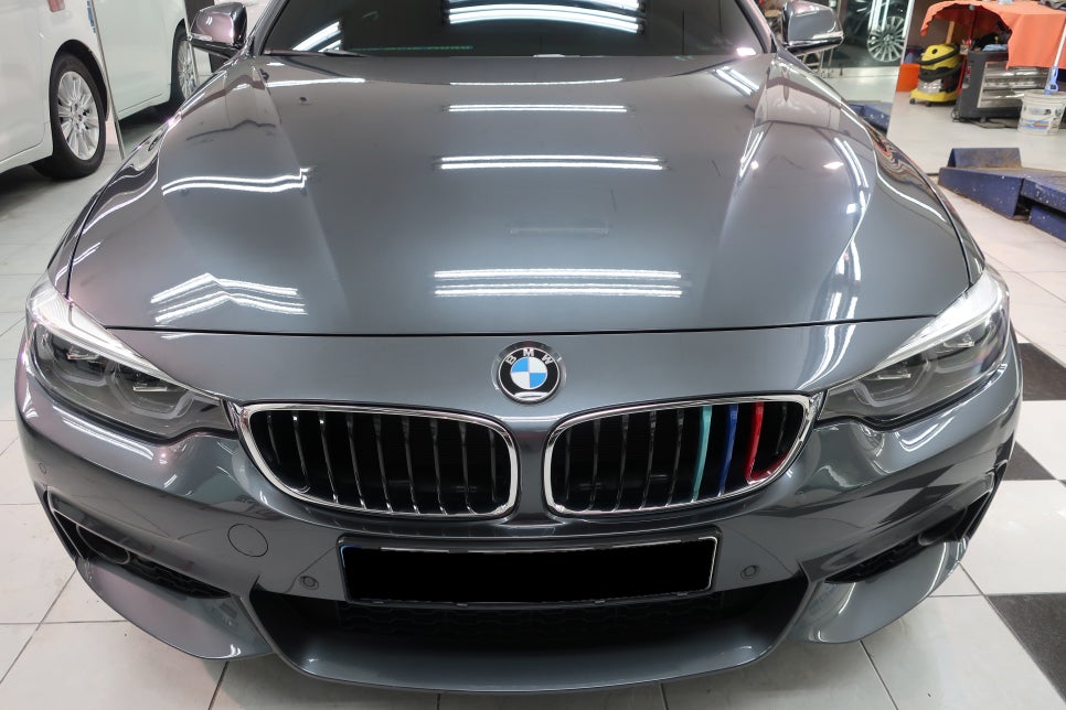 BMW 430I CONVERTIBLE 광택 유리막코팅 시공 후 3