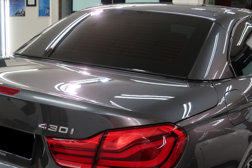 BMW 430I CONVERTIBLE 광택 유리막코팅 시공 후 5
