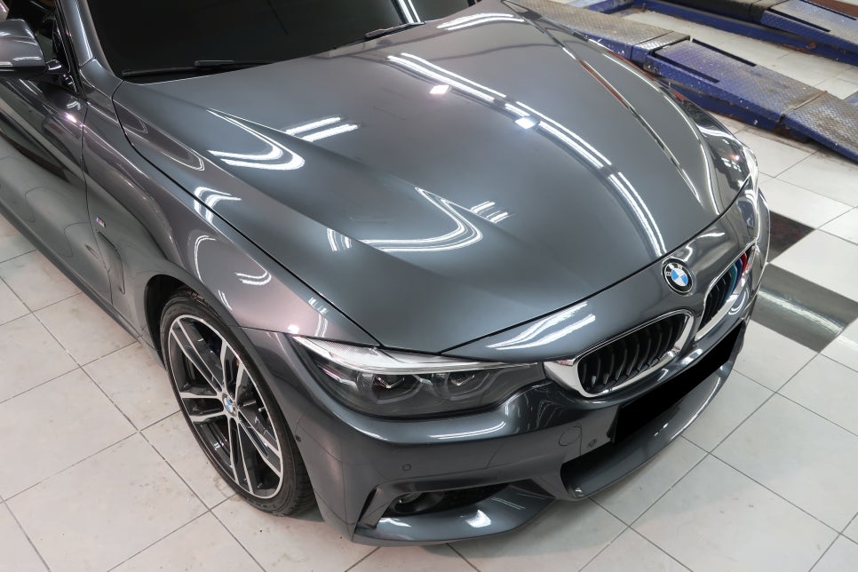 BMW 430I CONVERTIBLE 광택 유리막코팅 시공 후 6