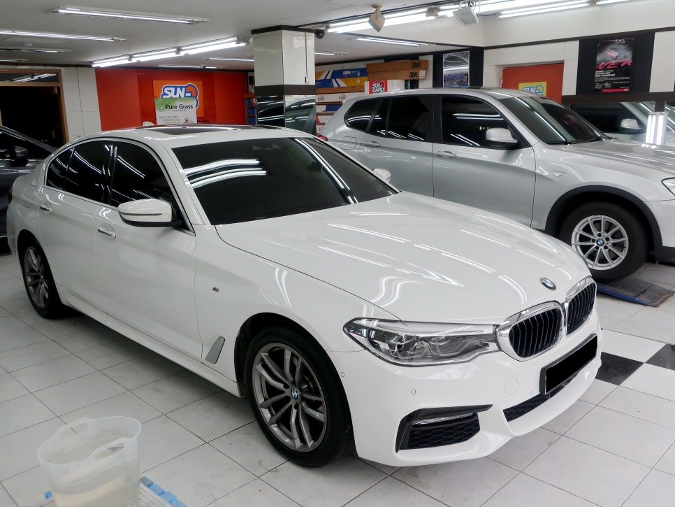 BMW 520D 도색 시공 후 5