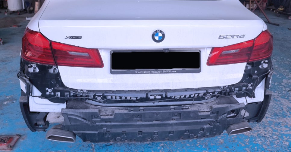 BMW 520D 도색 시공 과정 2