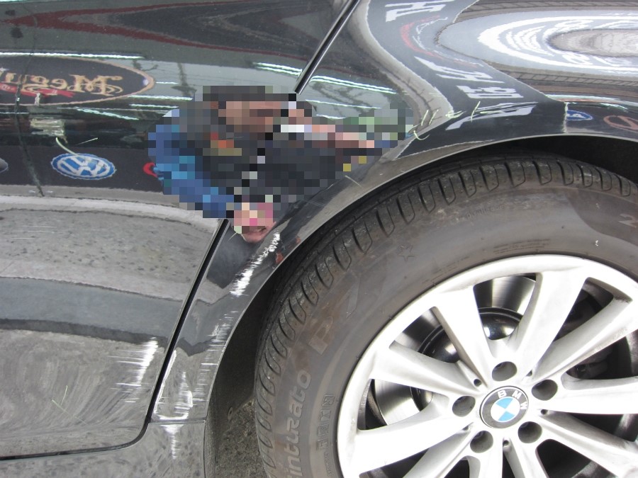 BMW 520d 판금도색 시공 사진