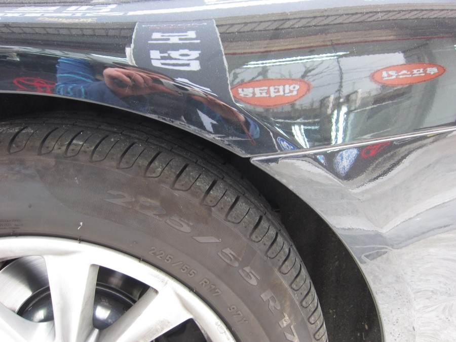 BMW 520d 판금도색 시공 사진