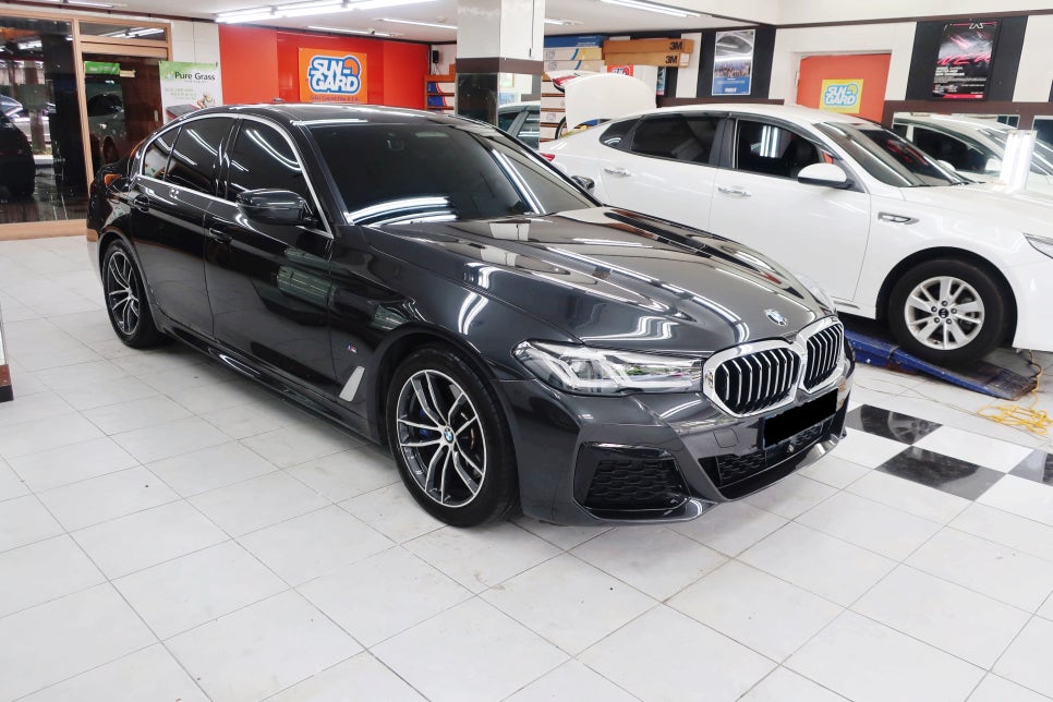 BMW 523D 범퍼 시공 후 2