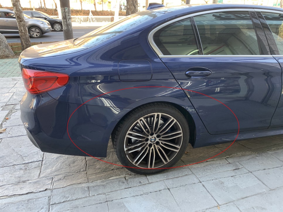 BMW 530I BODY 휠 시공 전 1