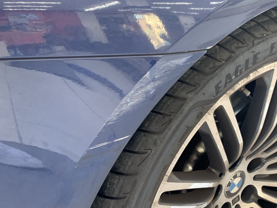 BMW 530I BODY 휠 시공 전 2