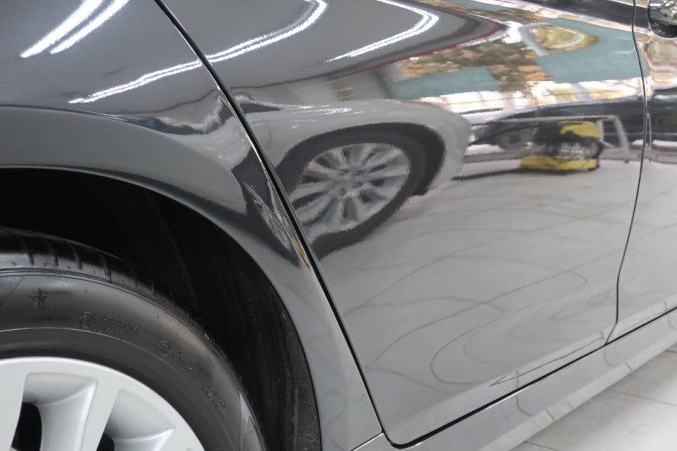 BMW 530I 휀다 도어 시공 후 4