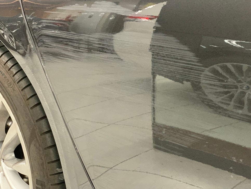 BMW 530I 휀다 도어 시공 전 2