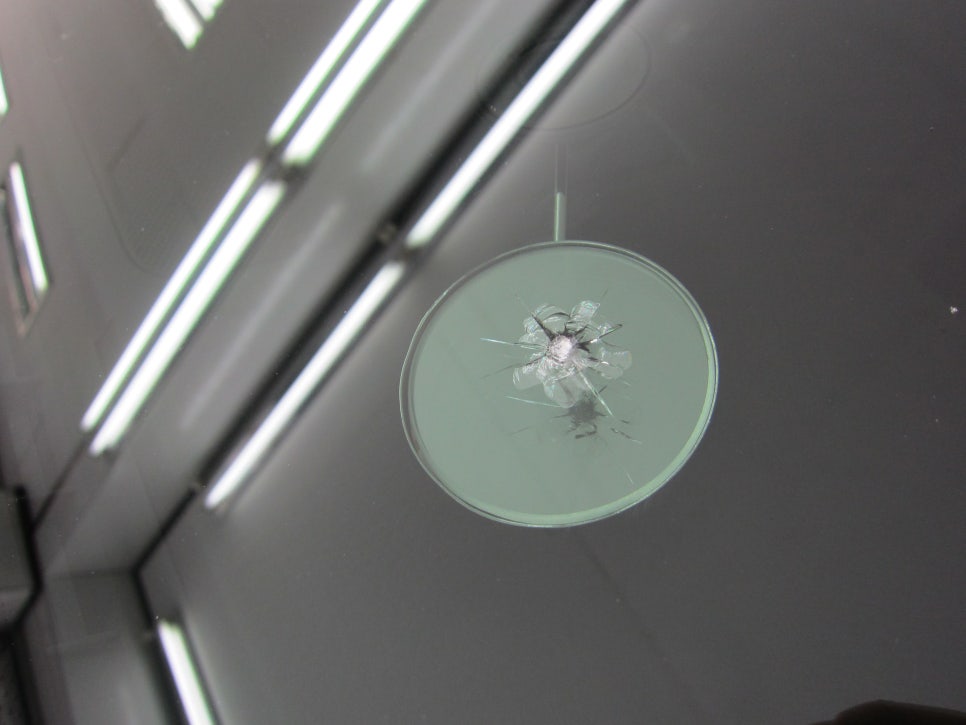 BMW 5시리즈 유리복원 시공 사진